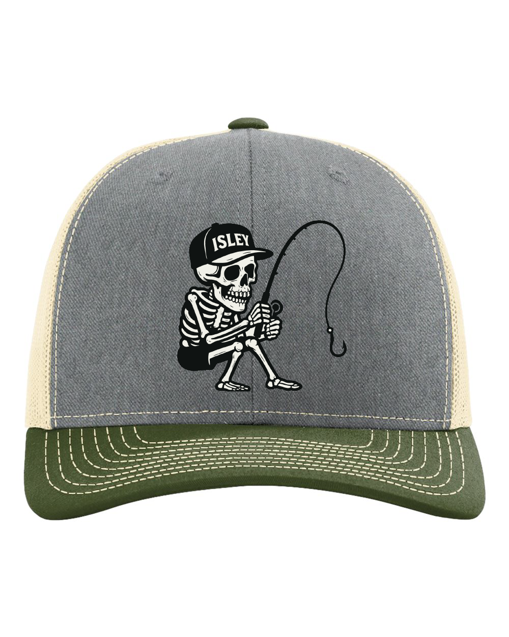Isley Bonewear Fishing Snapback Trucker Cap