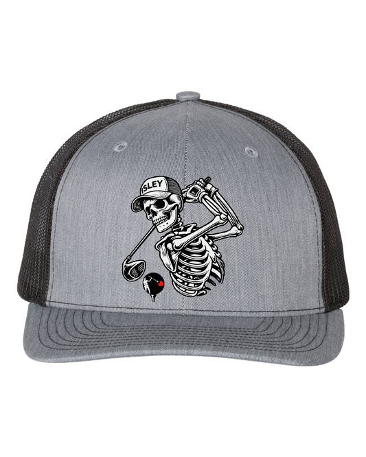 Isley Teach Skeleton Snapback Trucker Cap