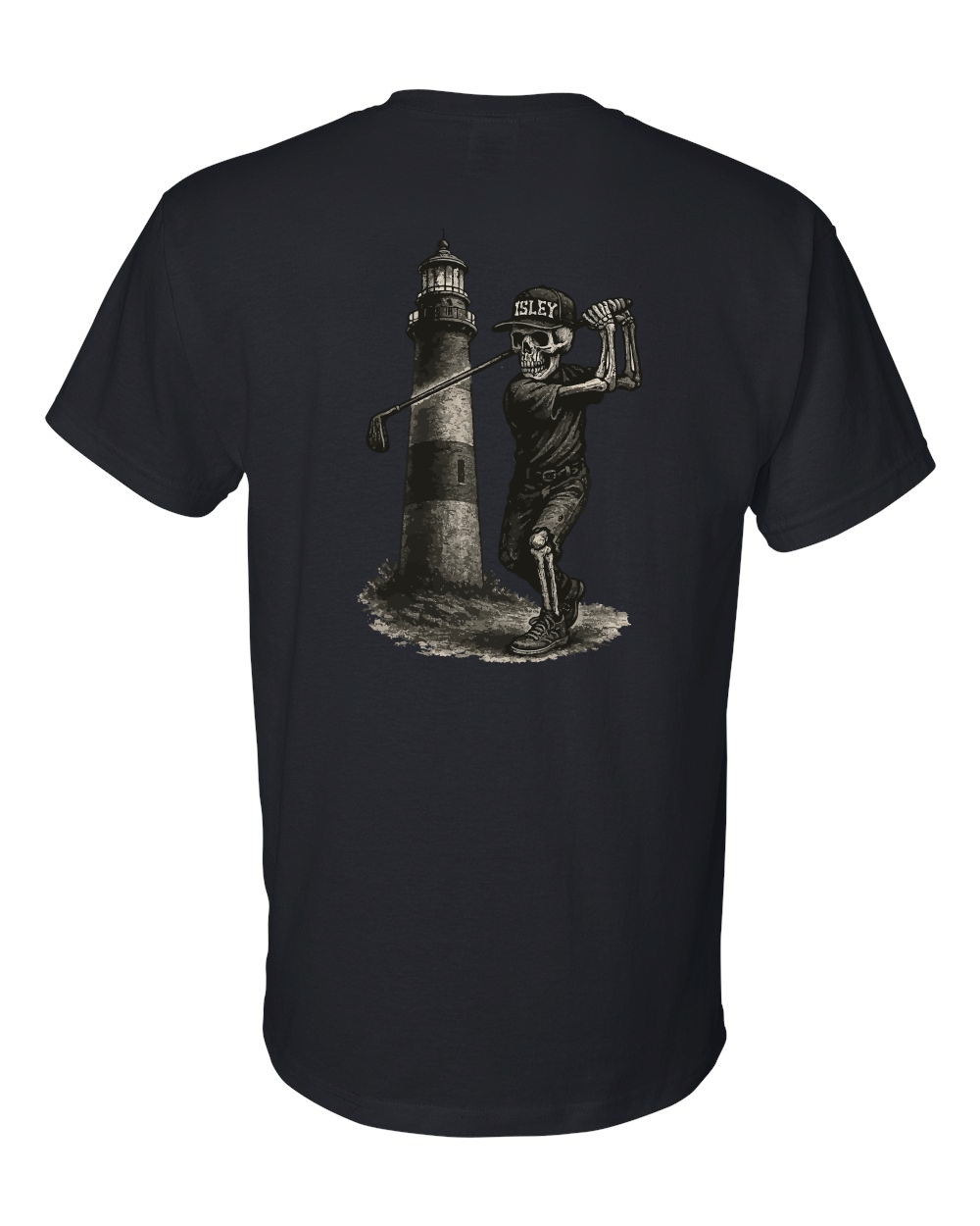 Isley Bonewear Lighthouse Premium Dry-Blend Unisex T-shirt (Click for more colors)