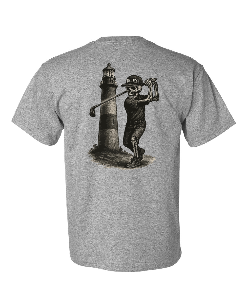 Isley Bonewear Lighthouse Premium Dry-Blend Unisex T-shirt (Click for more colors)