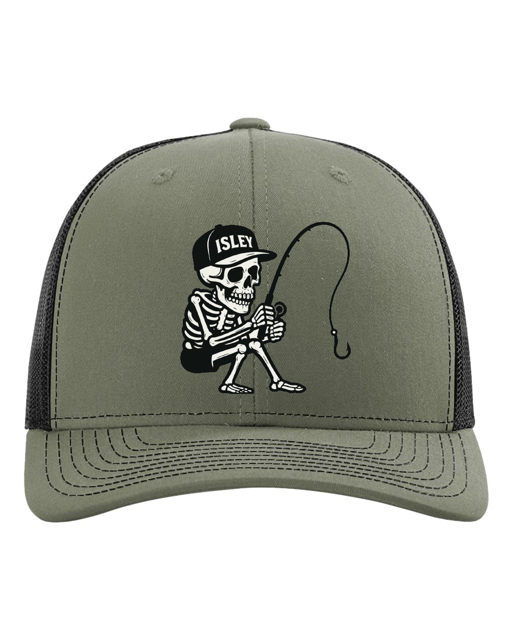 Isley Bonewear Fishing Snapback Trucker Cap