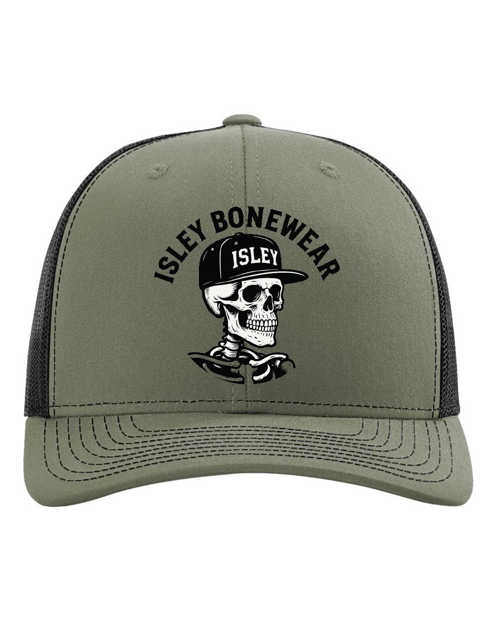 Isley Bonewear Skeleton Snapback Trucker Cap (Click for more colors)