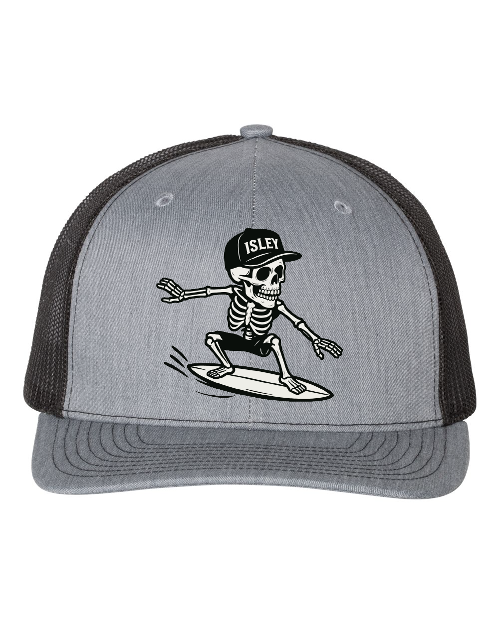Isley Surfing Skeleton Snapback Trucker Cap (click for more colors)