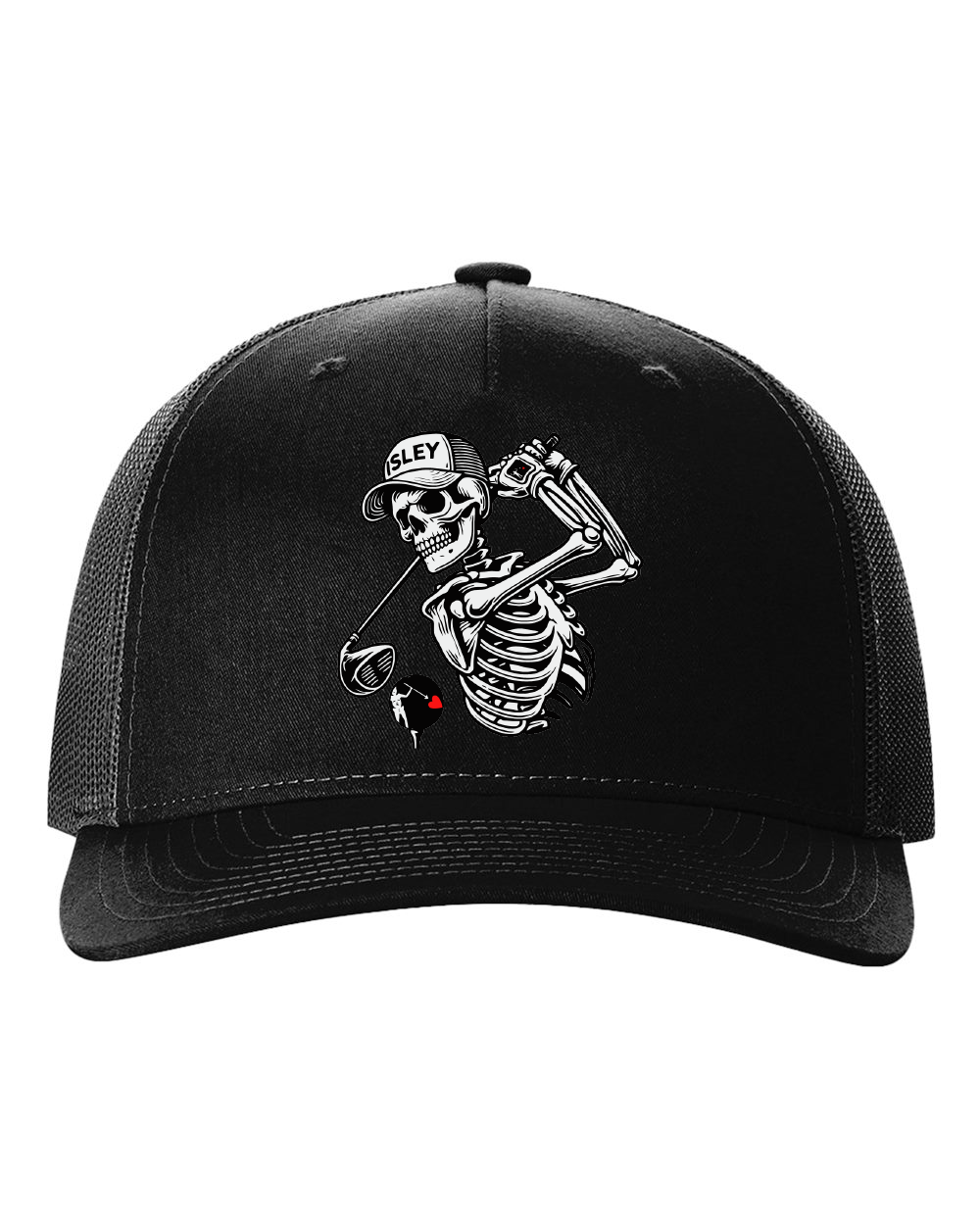 Isley Teach Skeleton Snapback Trucker Cap