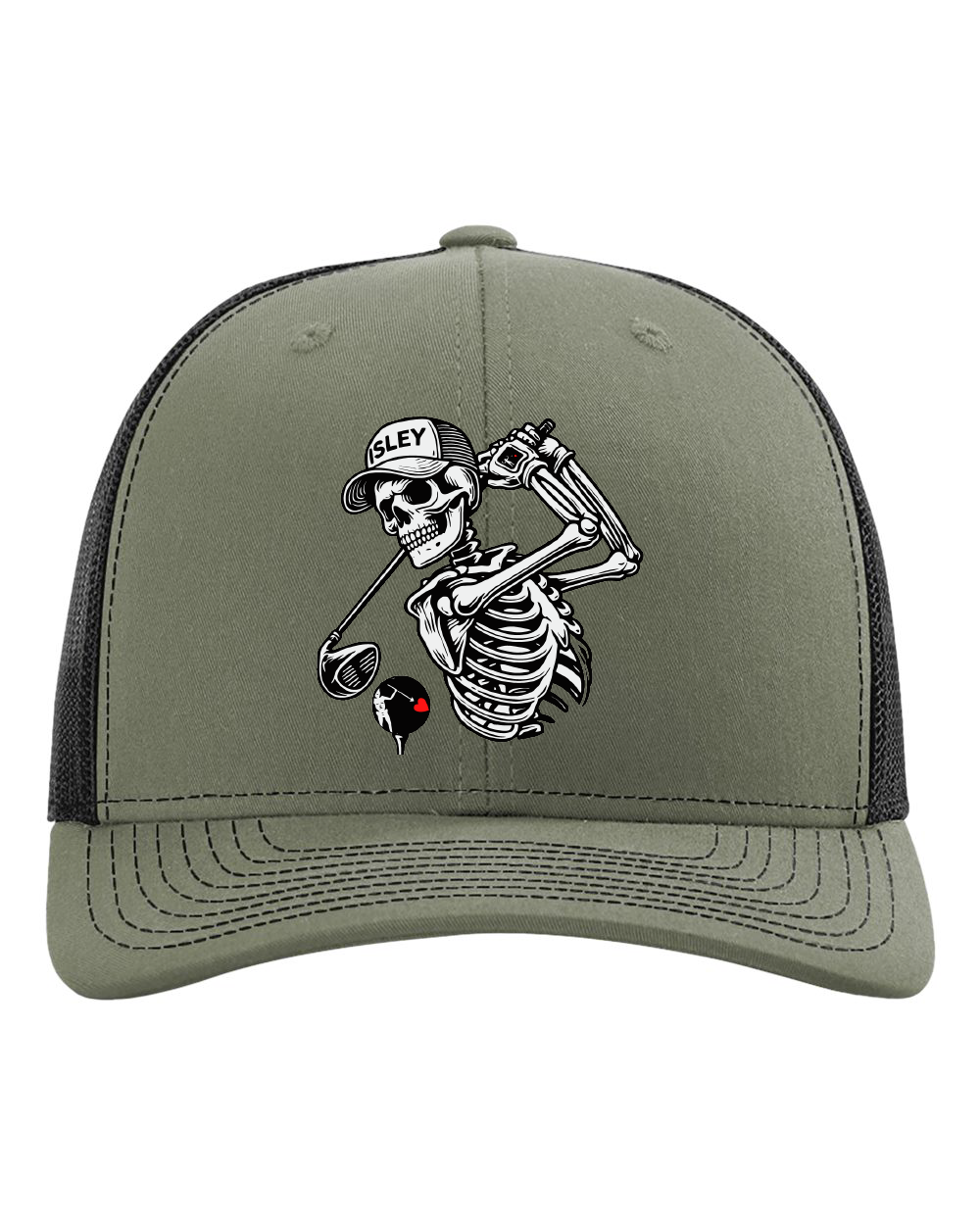 Isley Teach Skeleton Snapback Trucker Cap
